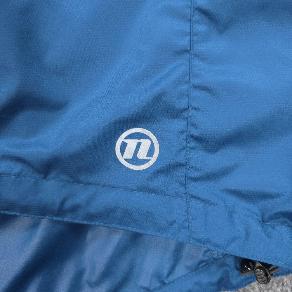Novara Jacket Mens XL Blue Cycling Conversion Reflective Full Zip Vented Outdoor - Picture 2 of 14